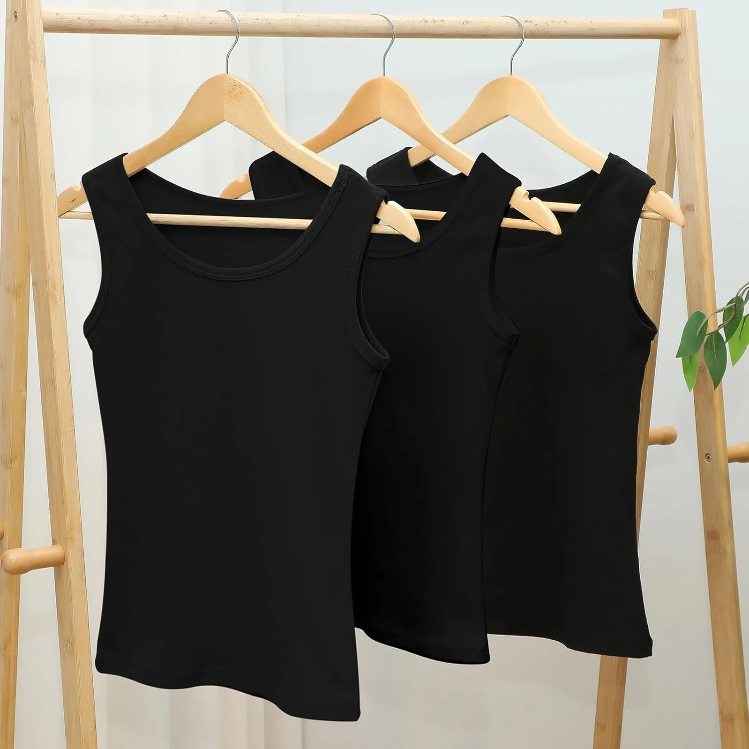 3 Pcs Womens Thermal Tank Tops Fleece Cami Underwear Tops Soft Sleeveless Undershirt Warm Base Layer Vest