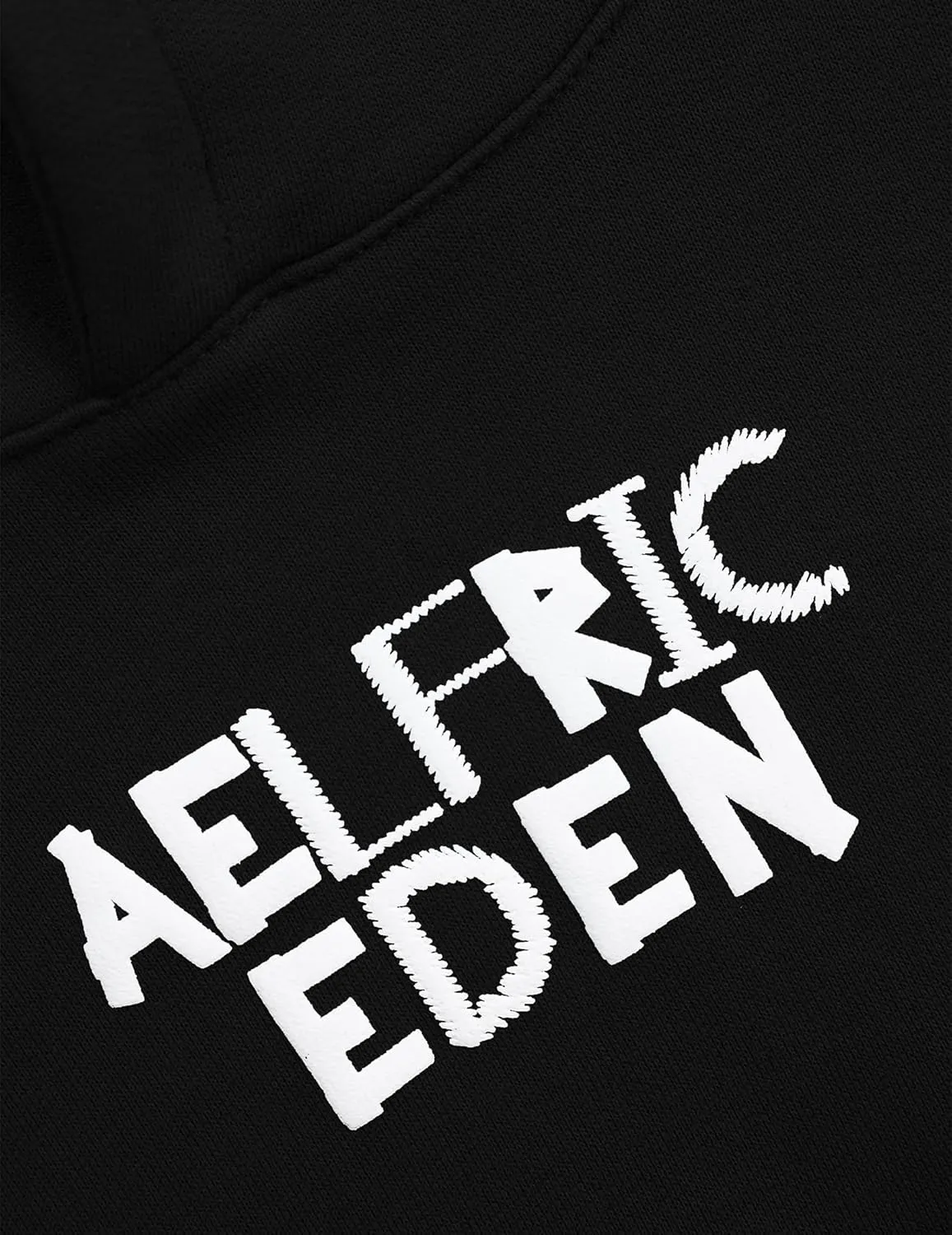 Aelfric Eden Women Hoodies Oversized Fleece Sweatshirts Unisex Solid Basic Letter Hoodie Long Sleeve Fall Y2k Pullovers Top