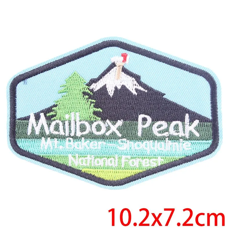 Ashore Shop Outdoor Embroidered Patches Mountain Hiking Camping