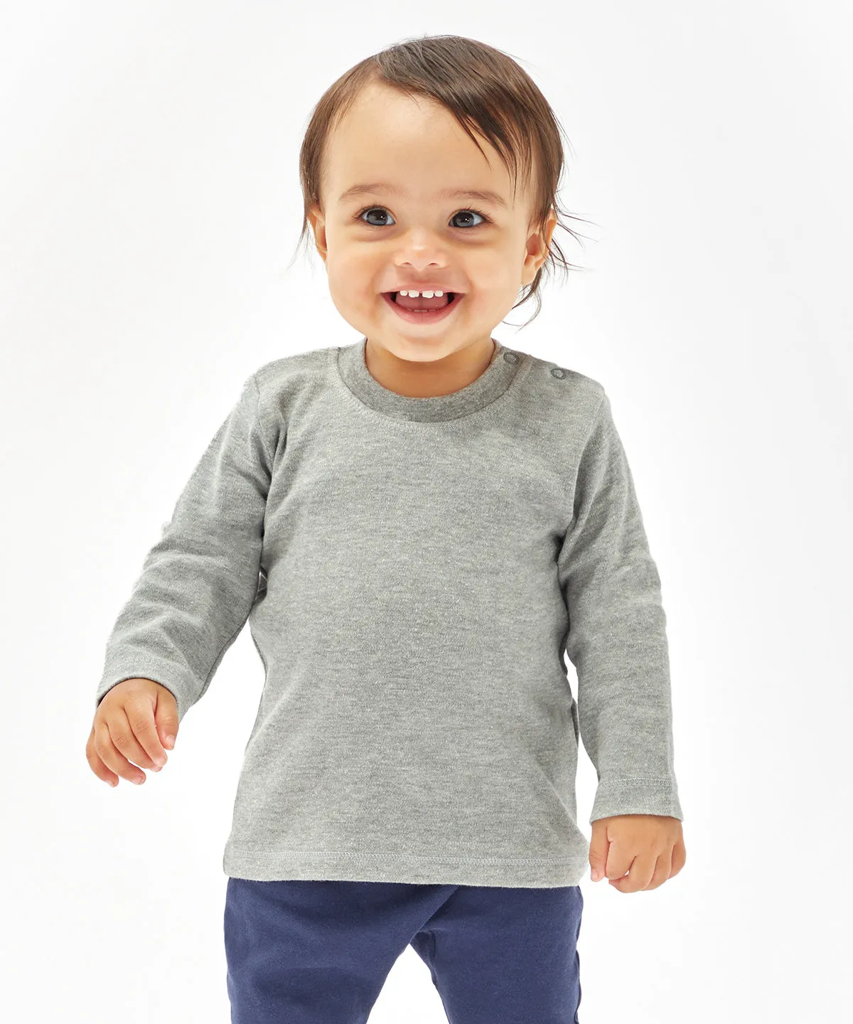 Baby long sleeve T | Nautical Navy
