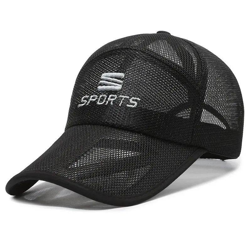 Breathable Mesh Outdoor Baseball Cap - Unisex Sun Visor