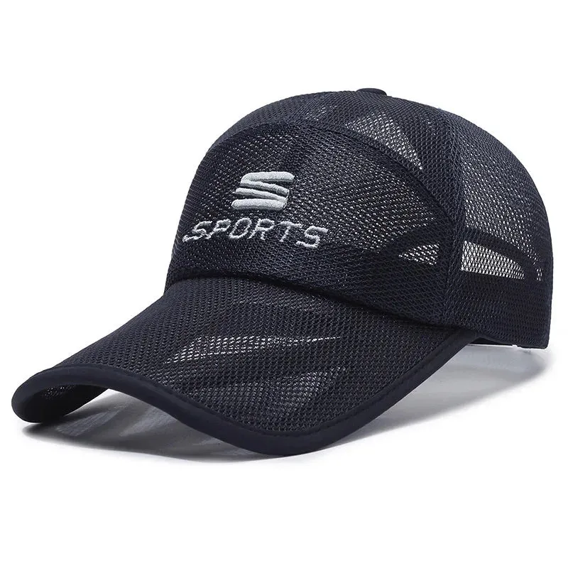 Breathable Mesh Outdoor Baseball Cap - Unisex Sun Visor