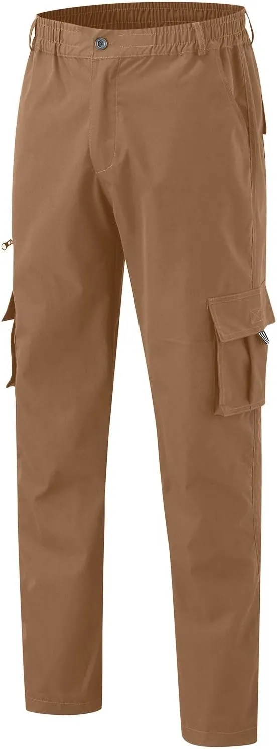 Cargo Sweatpants for Men Workout Pants Letter Print Fleece Casual Joggers with Pockets Mens Pants Classic Fit Pocket