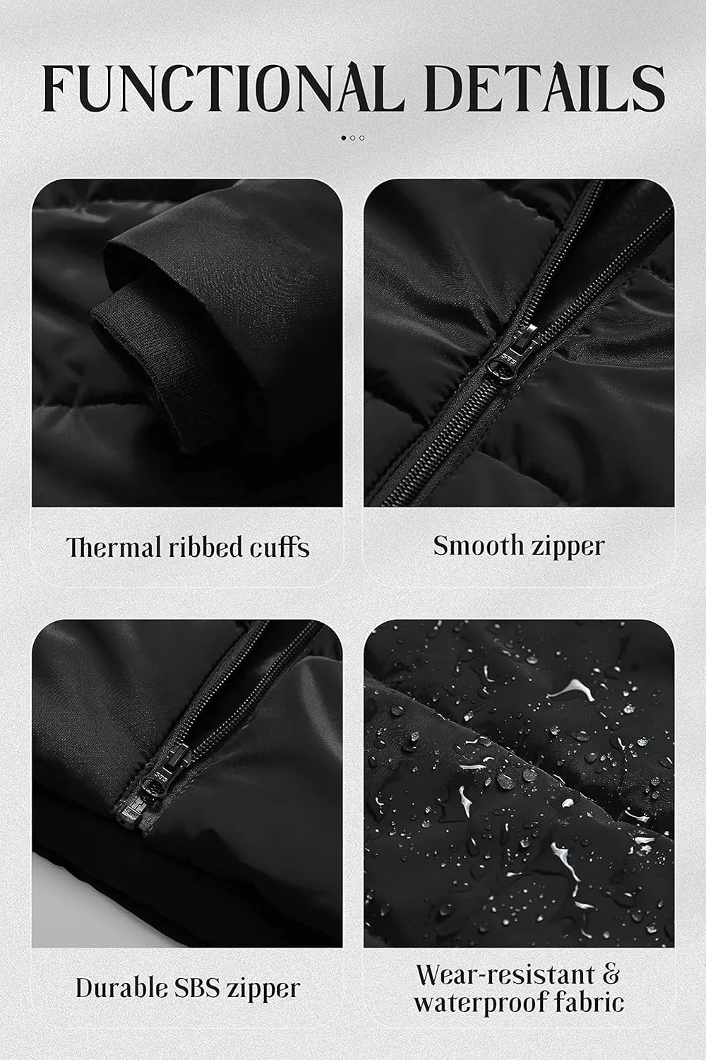 Chrisuno Girl's Water Resistant Winter Coats Warm Fleece Lined Outwear Ski Snow Jacket With Removable Hood