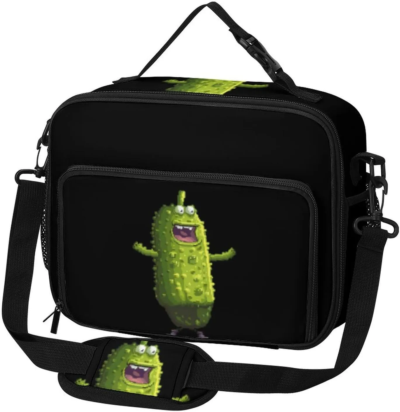Digital Pickle Large Insulated Lunch Bag Reusable Lunch Cooler Bags Tote for Work Picnic Outdoor