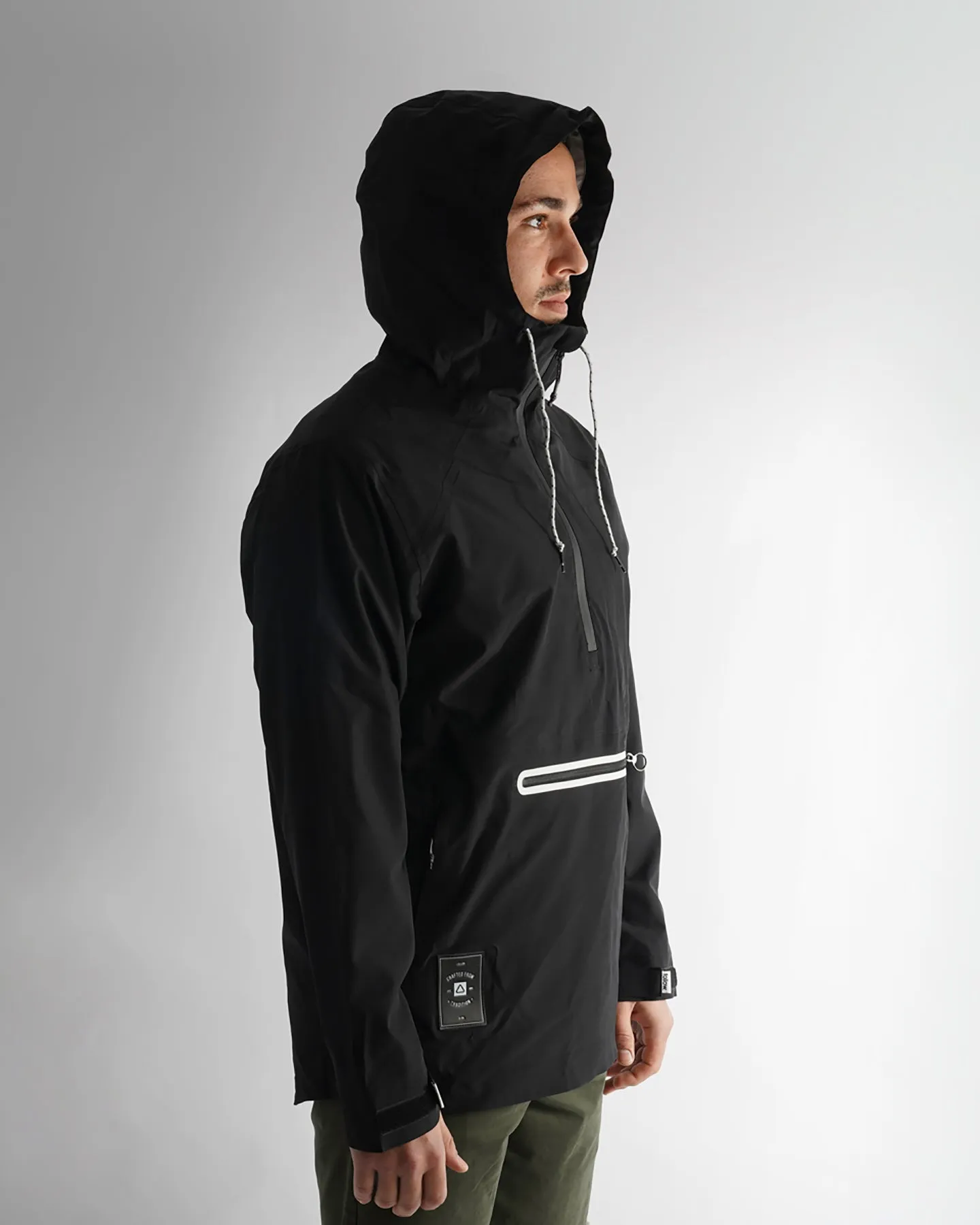 Follow Layer 3.11 Spray Anorak - Black