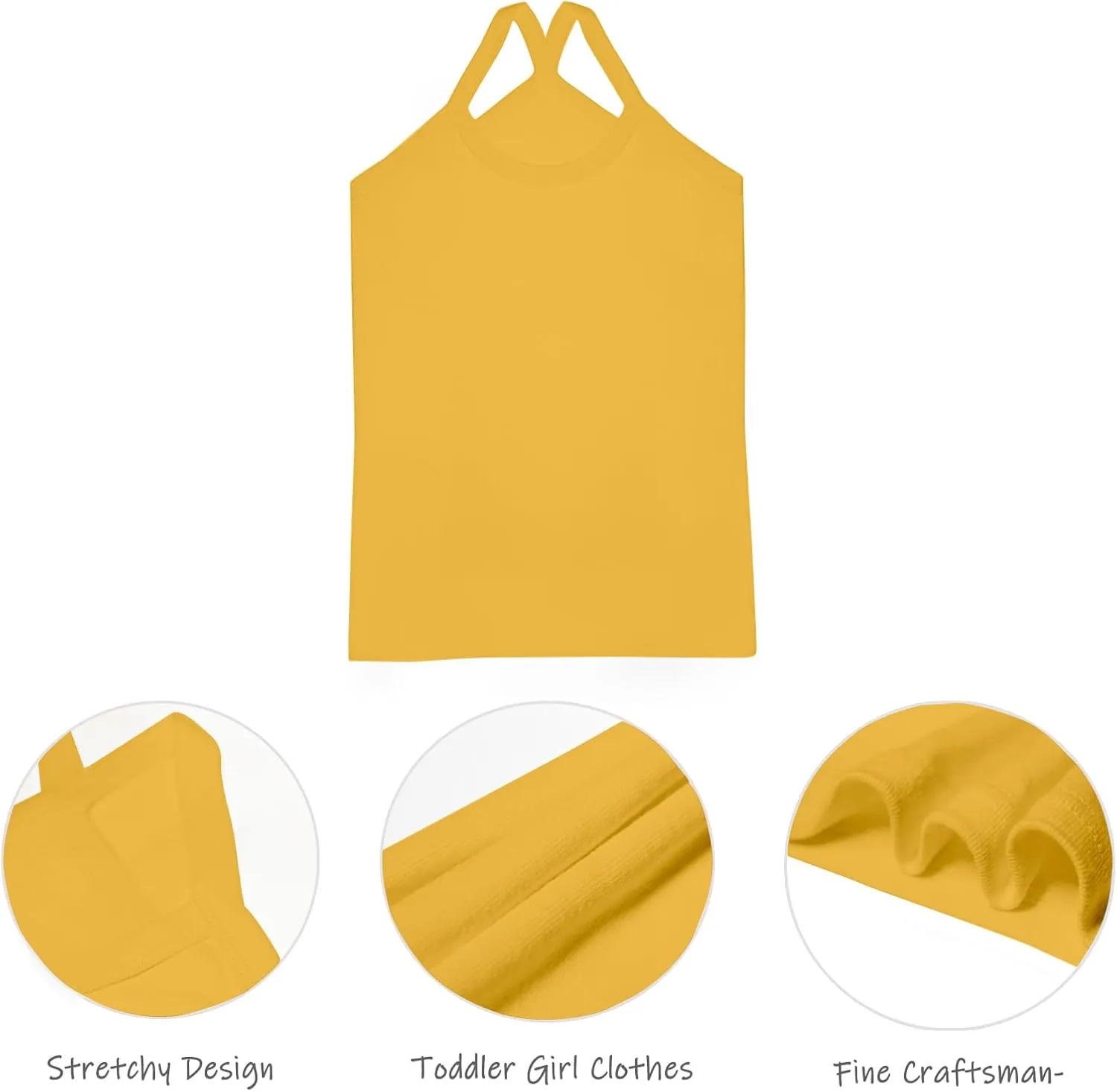 Girls' Undershirts Soft Dance Tank Tops Undershirts