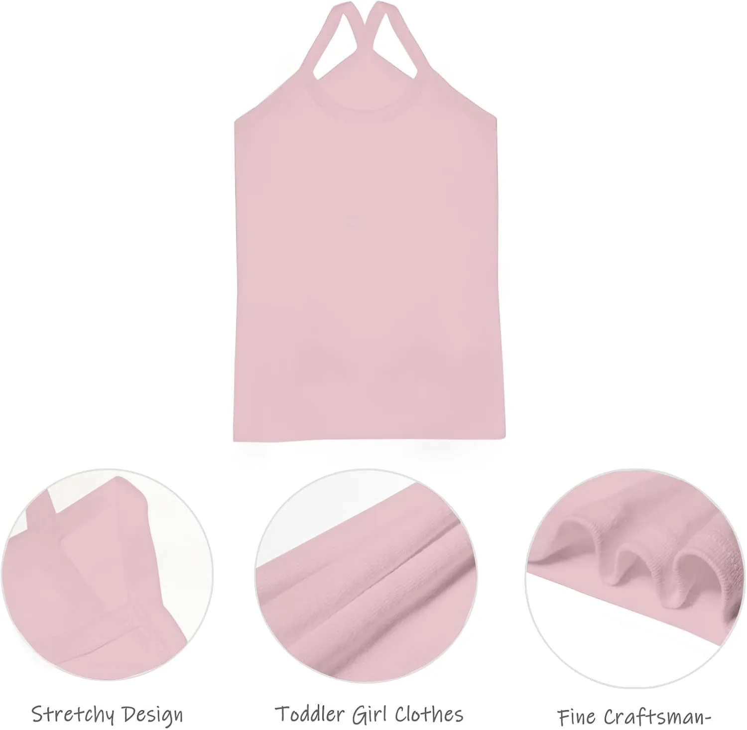 Girls' Undershirts Soft Dance Tank Tops Undershirts