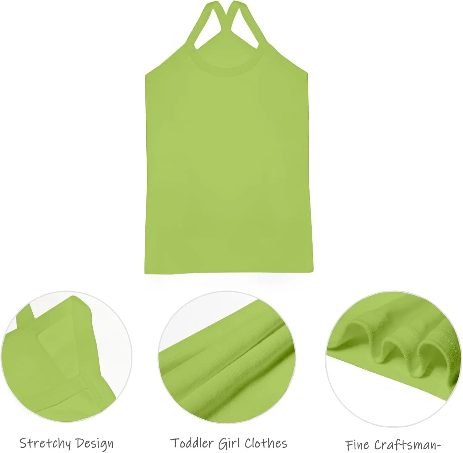 Girls' Undershirts Soft Dance Tank Tops Undershirts