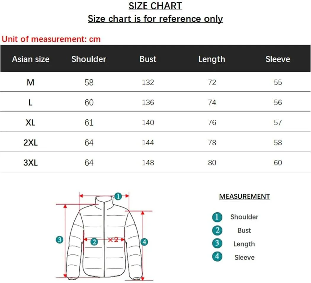 Haitpant Men Winter Corduroy Puffer Jacket Casual Loose Thicken Warm Parkas Solid Stand Collar Cotton-Padded Coat