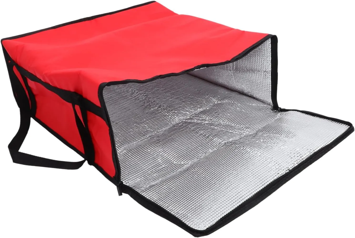 Insulated Pizza Bag Thermal Food Carrier with Zipper for Takeaway Catering and Food Transport Reusable Insulated Pouch