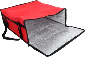 Insulated Pizza Bag Thermal Food Carrier with Zipper for Takeaway Catering and Food Transport Reusable Insulated Pouch
