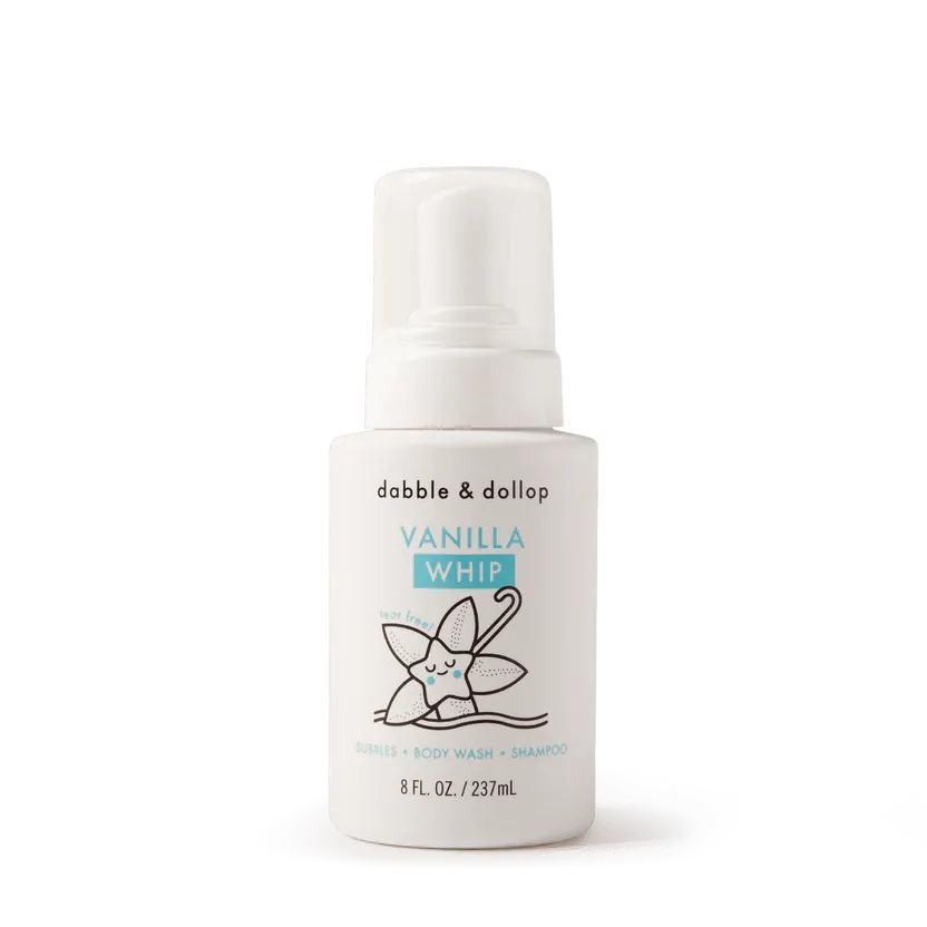 Kids Bath | Tear Free Shampoo and Wash- Vanilla Whip | Dabble and Dollop