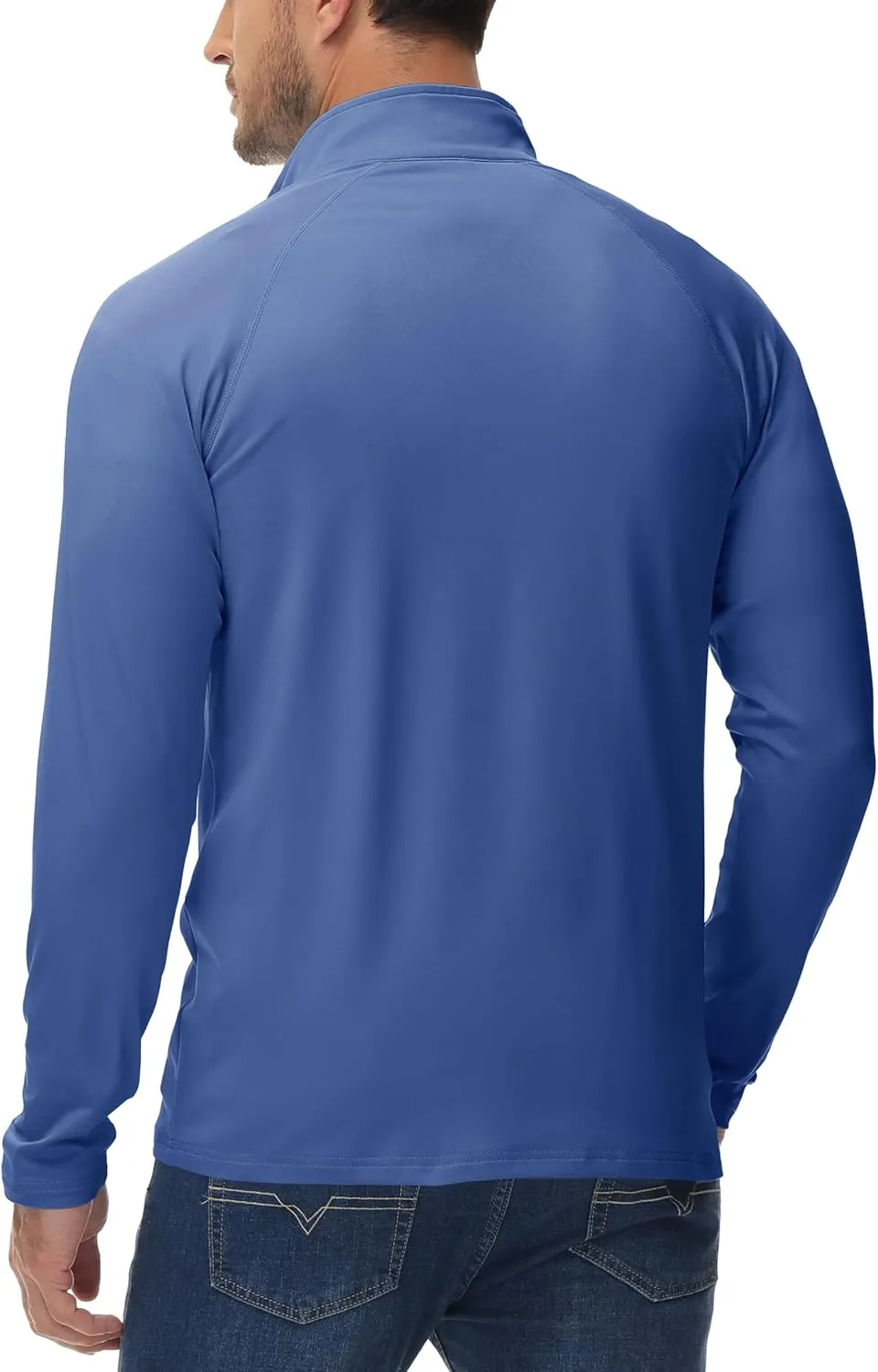 MAGCOMSEN Men's Quarter Zip Pullover Long Sleeve Sweatshirts Fleece Lined Golf Pullover Thermal Gym Workout Tops