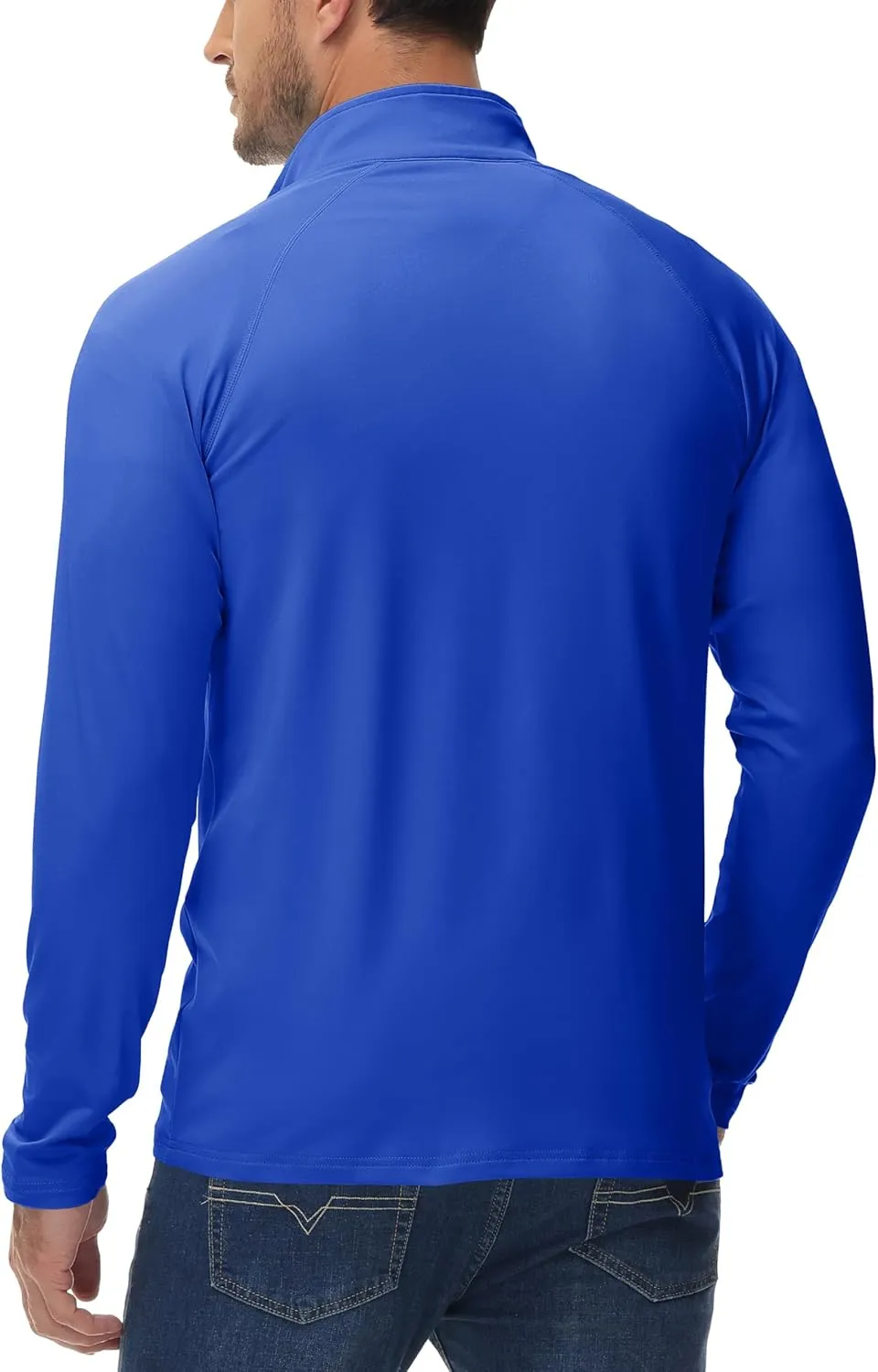 MAGCOMSEN Men's Quarter Zip Pullover Long Sleeve Sweatshirts Fleece Lined Golf Pullover Thermal Gym Workout Tops