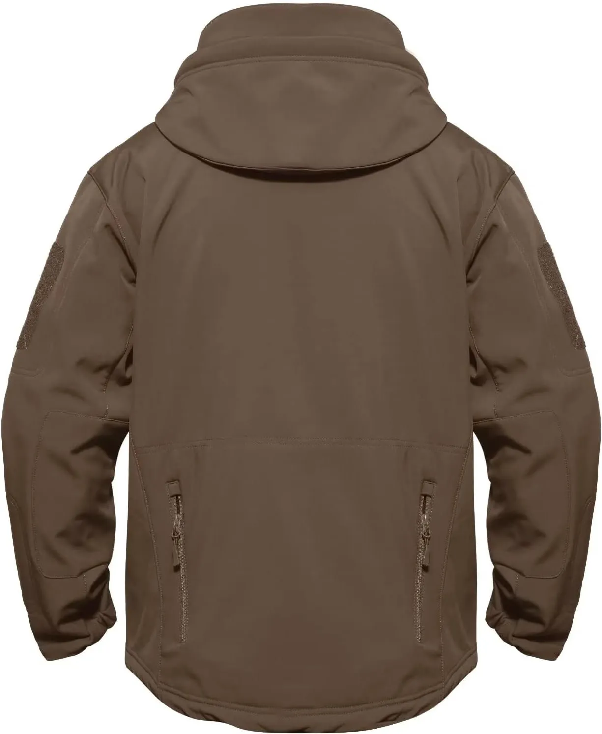 MAGCOMSEN Men's Tactical Jacket 7 Pockets Performance Fleece Lined Water Resistant Soft Shell Winter Coats