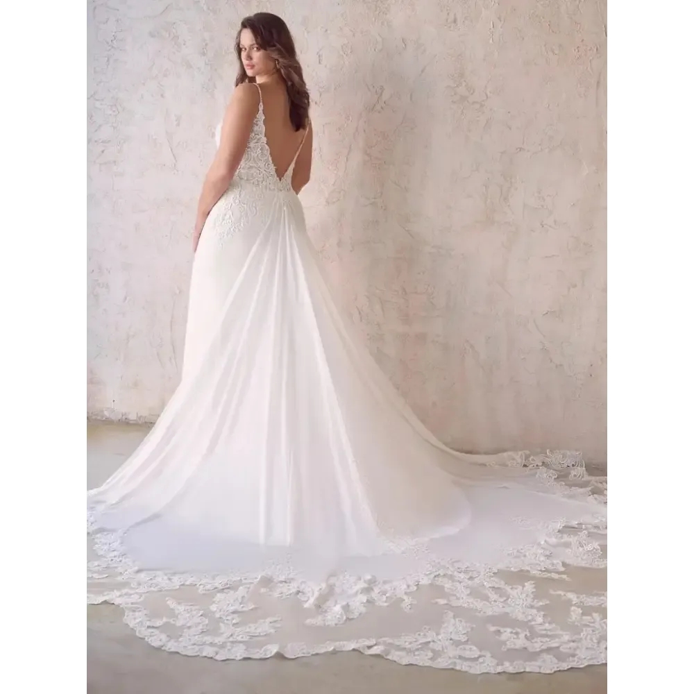 Maggie Sottero Fayette Detachable Train
