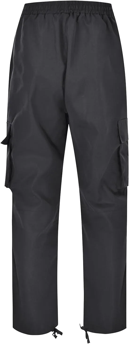 Men's 2025 Summer Casual Cargo Sweatpants, Loose Fit Waist Drawstring Joggers Tactical Pants for Men with Multi Pockets