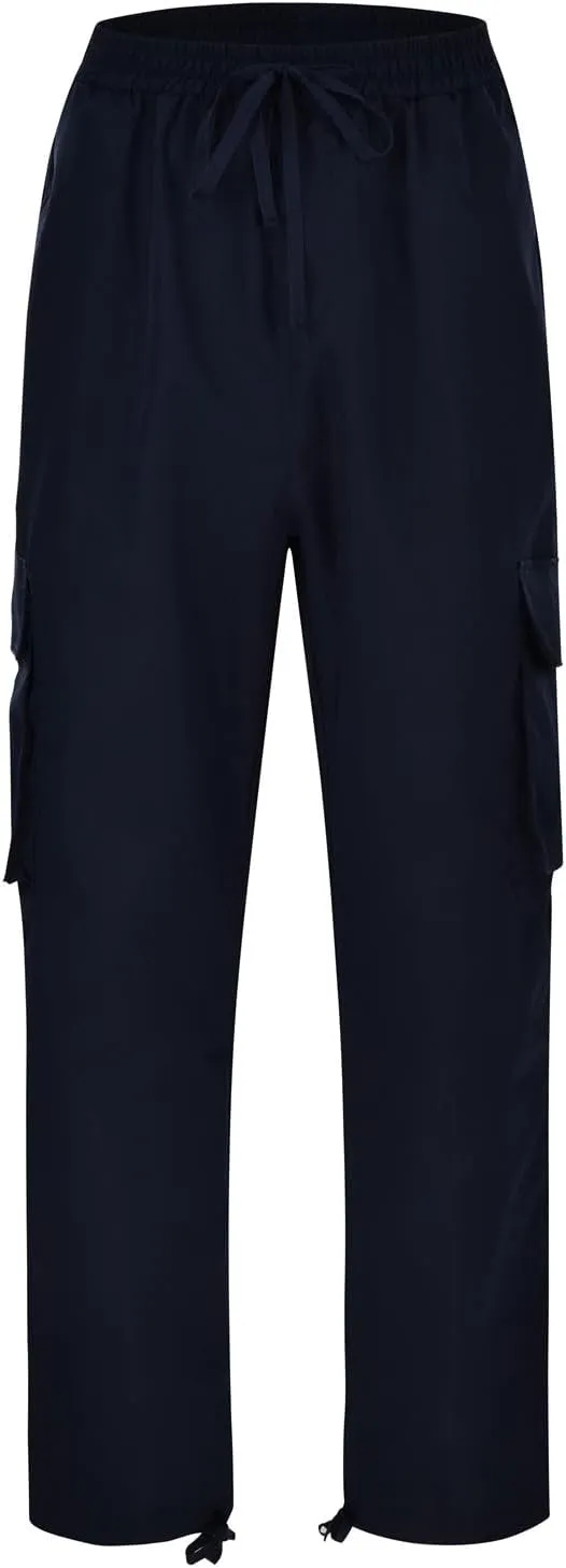 Men's 2025 Summer Casual Cargo Sweatpants, Loose Fit Waist Drawstring Joggers Tactical Pants for Men with Multi Pockets