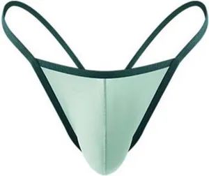 Mens G String Thong Adjustable Low Rise Underwear Low Rise Sexy Lingerie Singlet Borat Removable Pouch