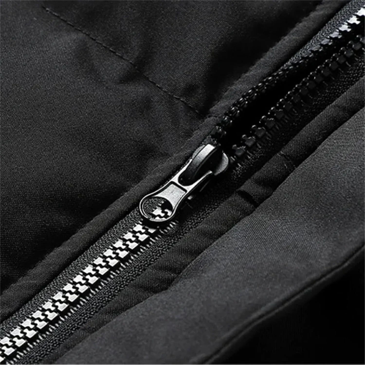 Men's Stand Collar Winter Cotton-Padded Coat - Loose, Solid Color, Thick Coat, Down Coat