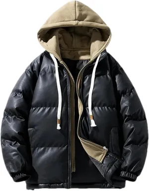 Men's Winter Bread Cotton-padded Jackets Warm Thick Men Trendy Hooded Windproof Parkas Casual Jacket Coats