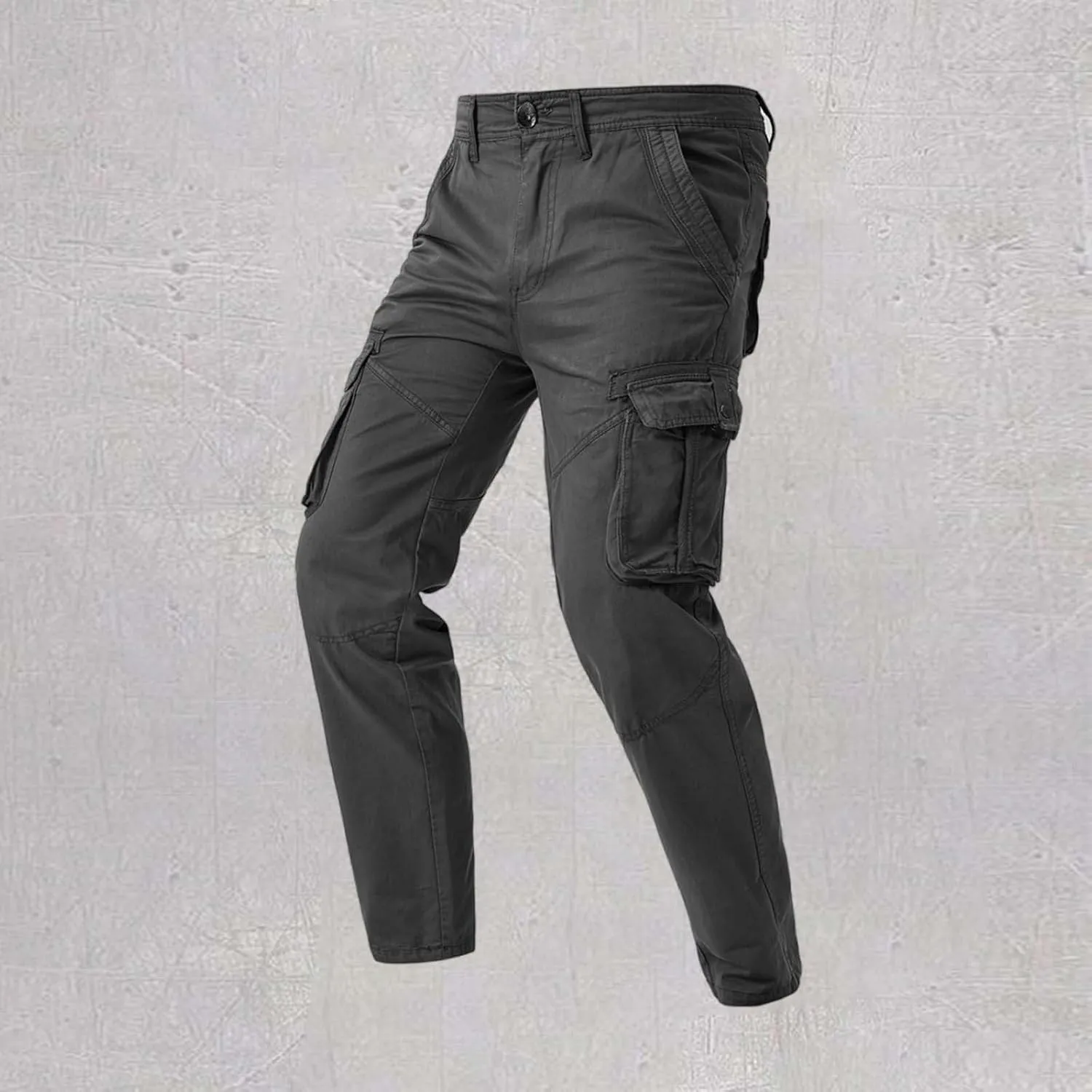 Mens Work Pants Men's Work Clothes Solid Color Pants Men's Casual Sports Slim Pants Pantalones De Hombre para Trabajar