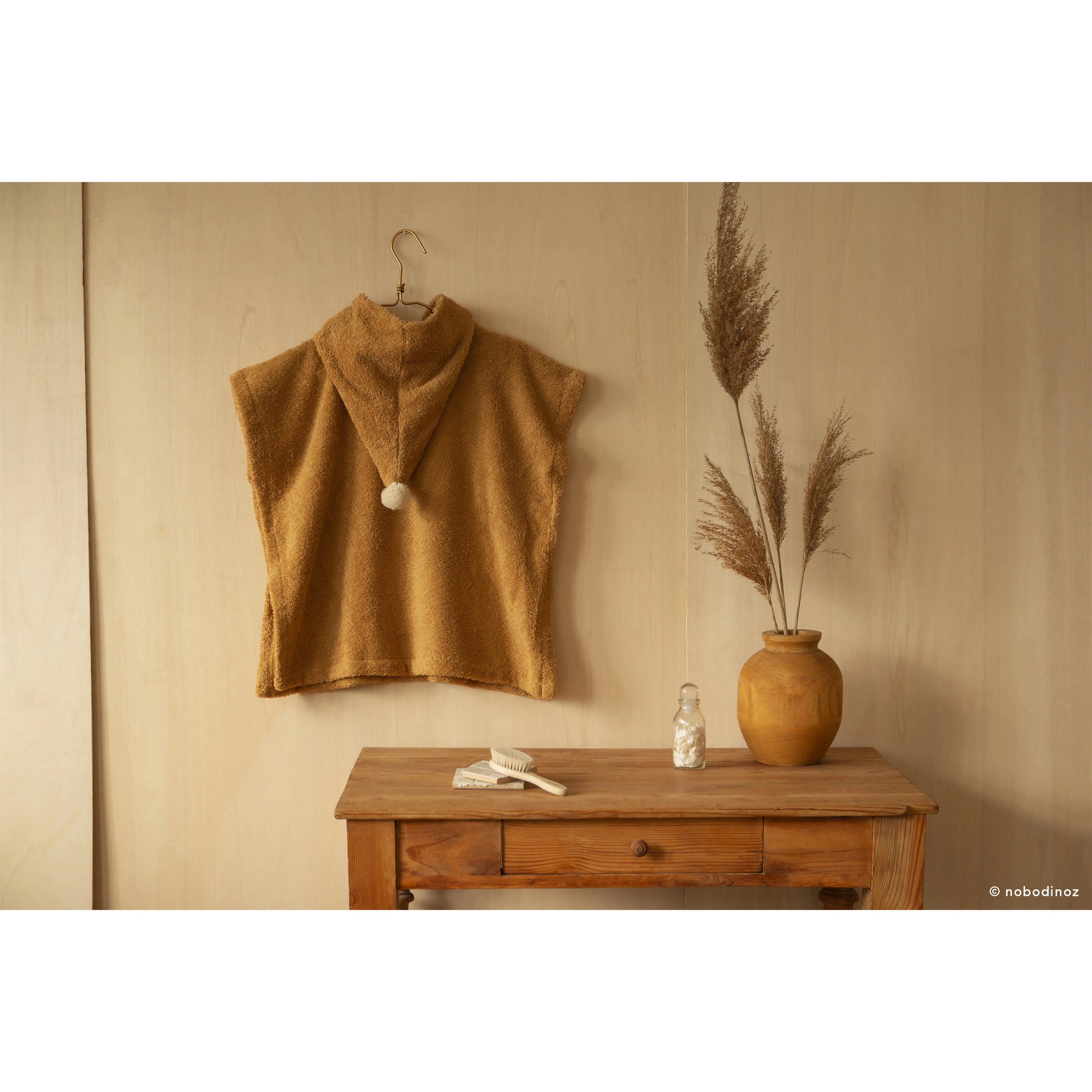 nobodinoz So Cute Poncho Caramel