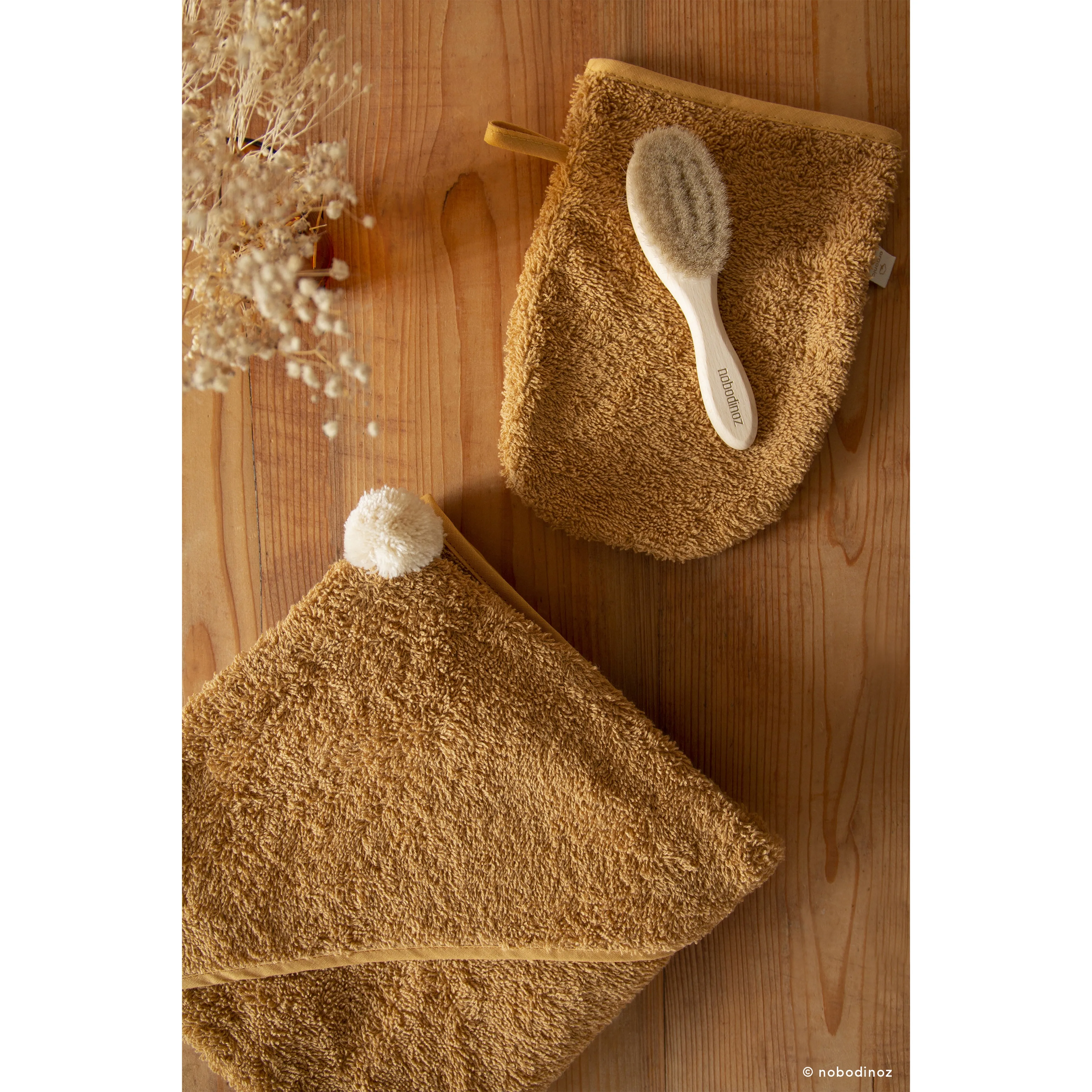 nobodinoz So Cute Poncho Caramel