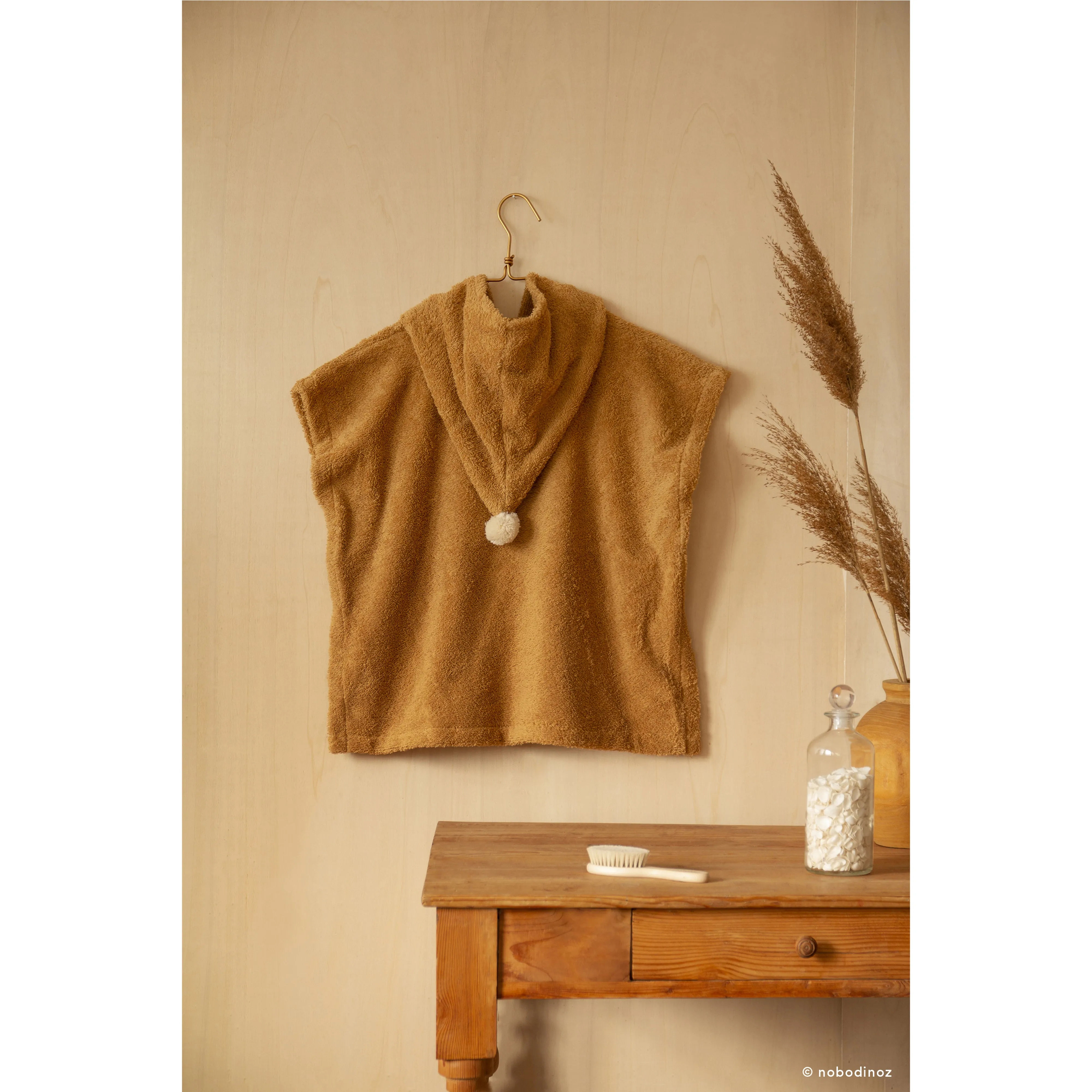 nobodinoz So Cute Poncho Caramel