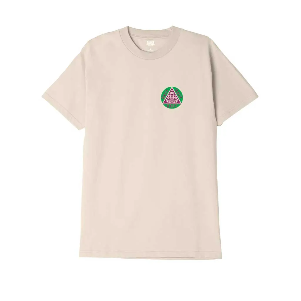 Obey Pyramid Tee - Cream
