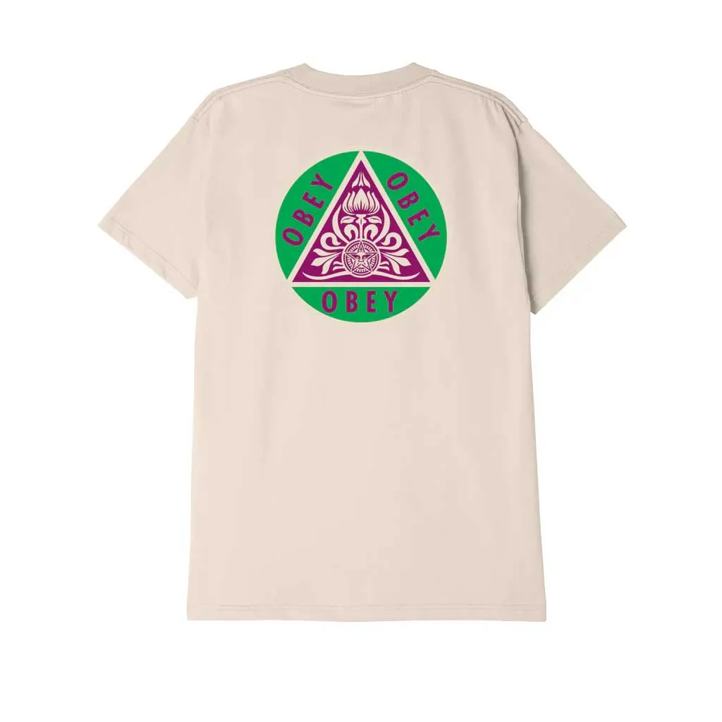 Obey Pyramid Tee - Cream