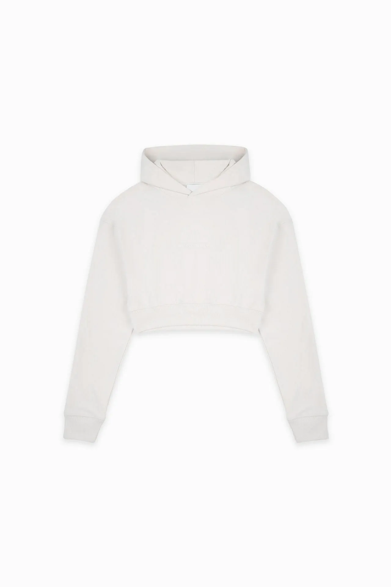 S2J044MI  Oversized Cropped Hoodie