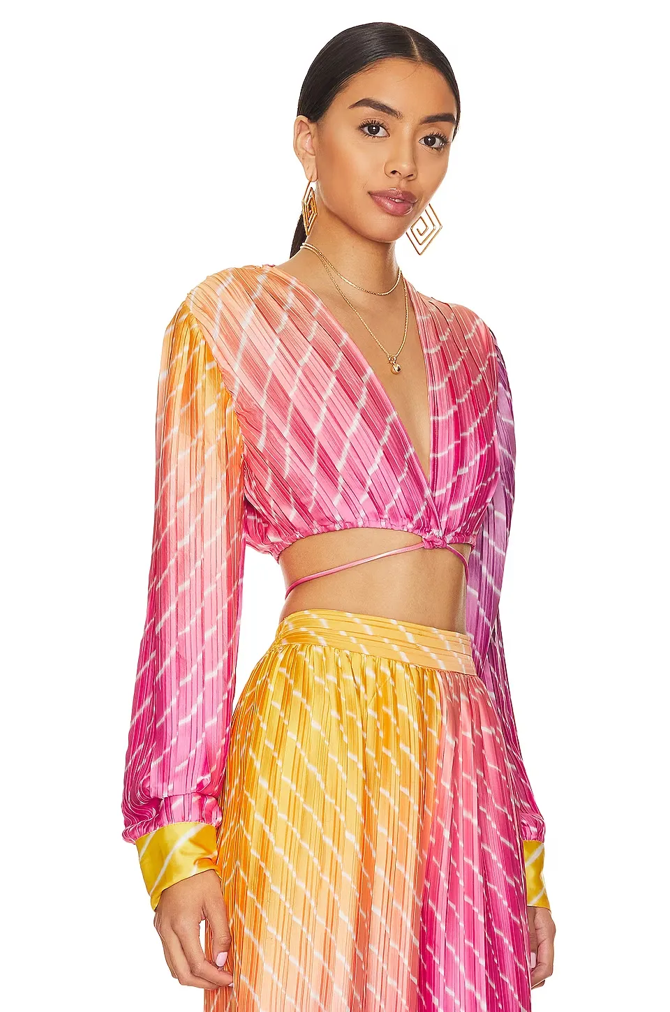 Sand Evie Top in Pink