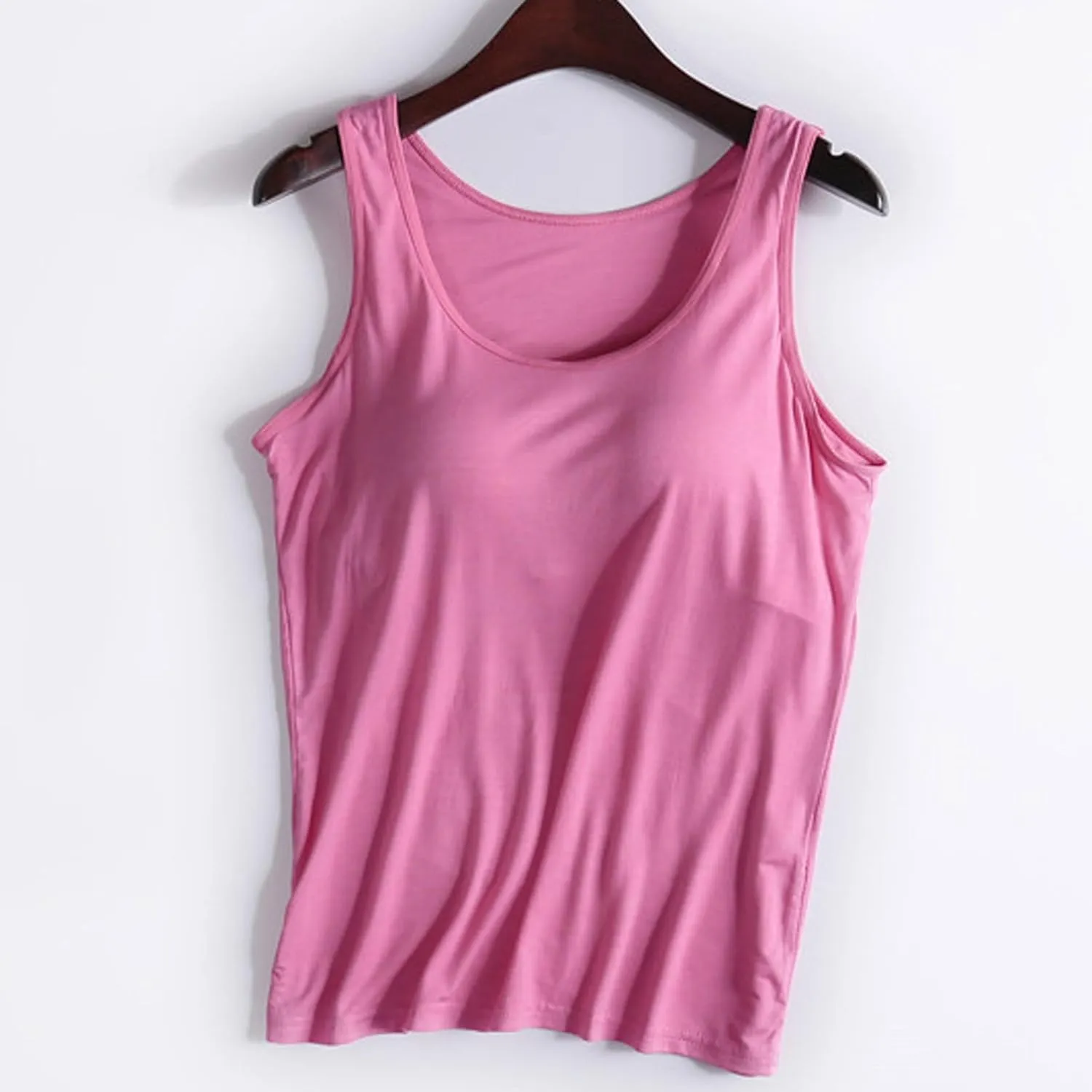 Tank Top with Built in Bra for Women Sleeveless Workout Tops Shelf Bra Tank Tops Soft Sleep Racerback Camis Yoga Shirt