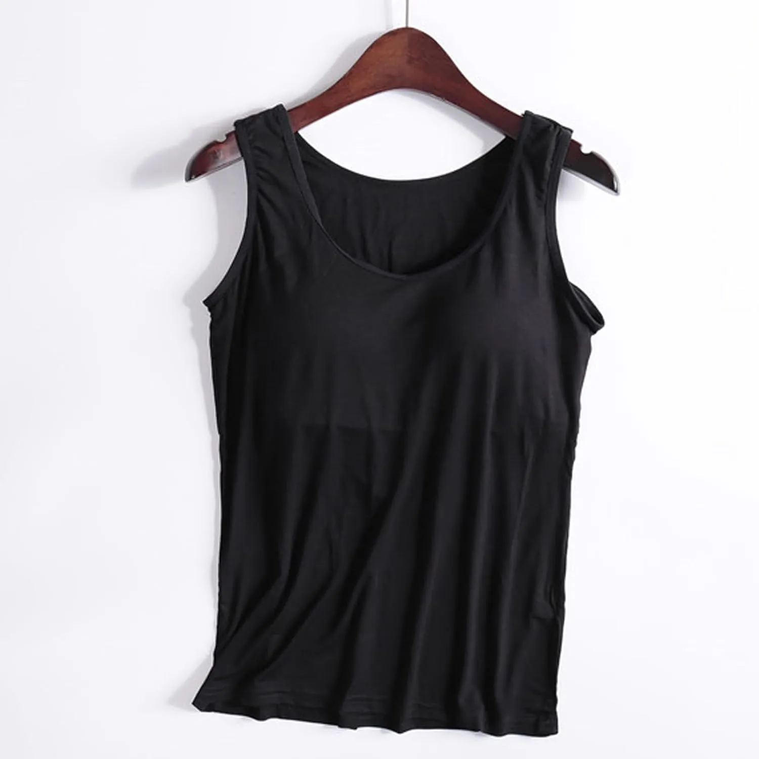 Tank Top with Built in Bra for Women Sleeveless Workout Tops Shelf Bra Tank Tops Soft Sleep Racerback Camis Yoga Shirt