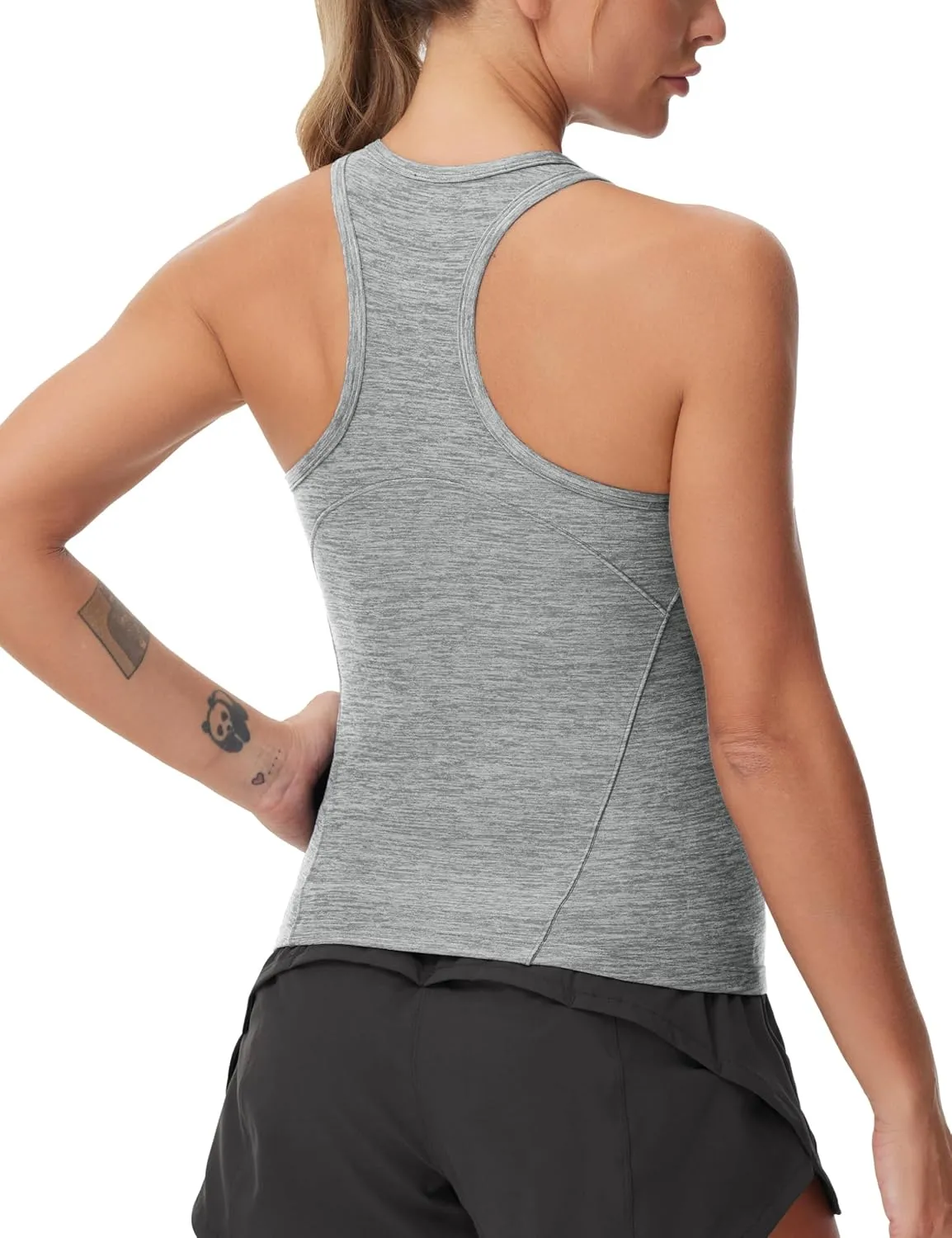 THE GYM PEOPLE Women's Racerback Workout Tank Tops Slim Fit Soft Sleeveless Yoga Shirts