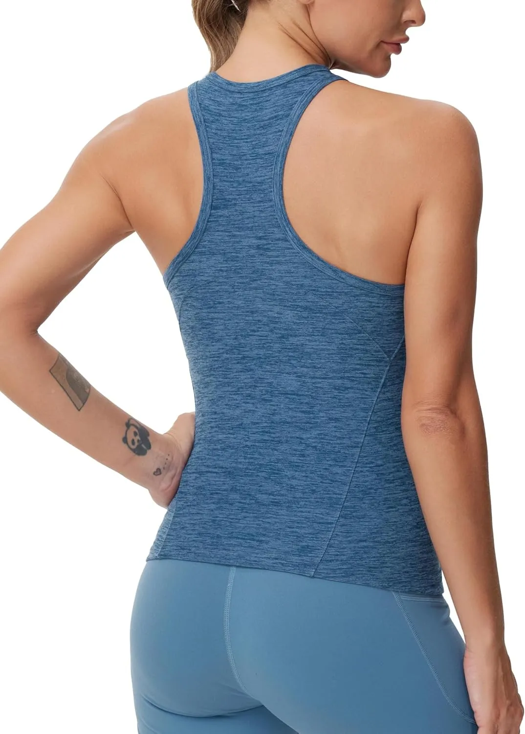 THE GYM PEOPLE Women's Racerback Workout Tank Tops Slim Fit Soft Sleeveless Yoga Shirts