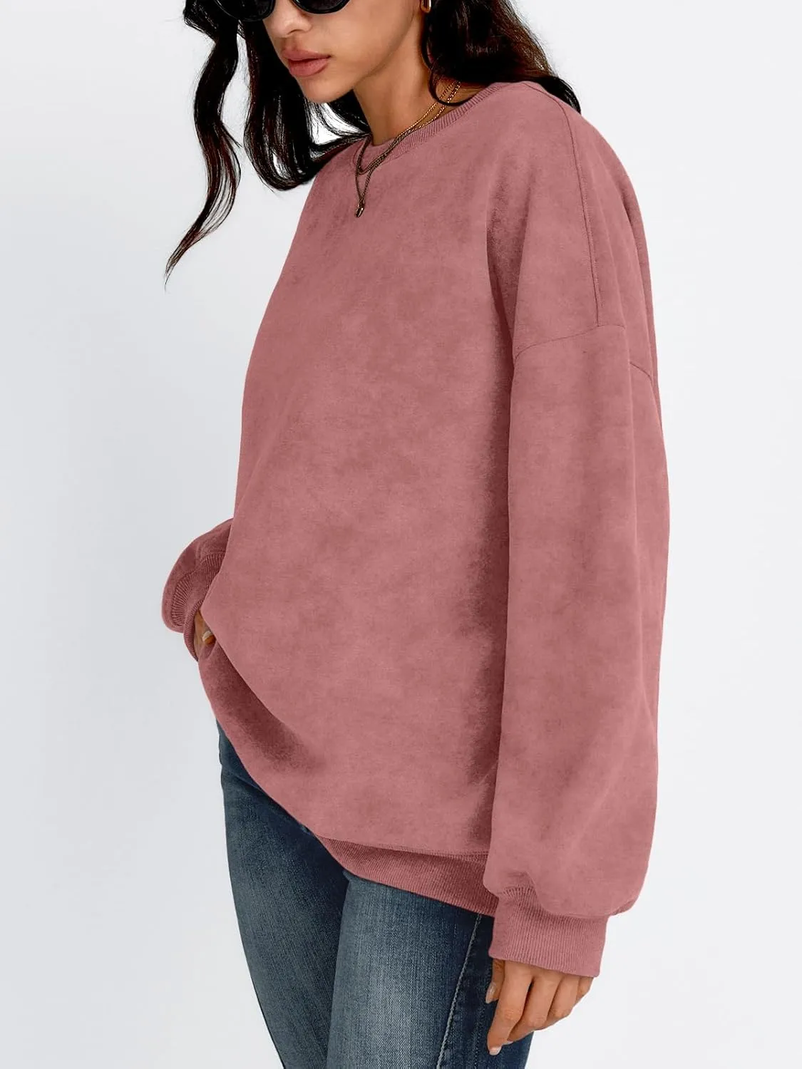 Trendy Queen Womens Oversized Sweatshirts Hoodies Long Sleeve Pullover Sweaters Fall Fashion Outfits Clothes 2024