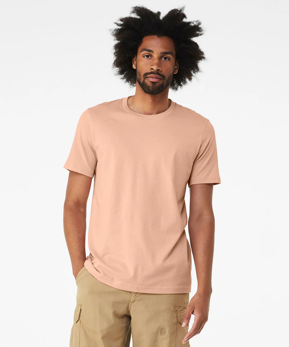 Unisex heather CVC short sleeve t-shirt | Heather Green