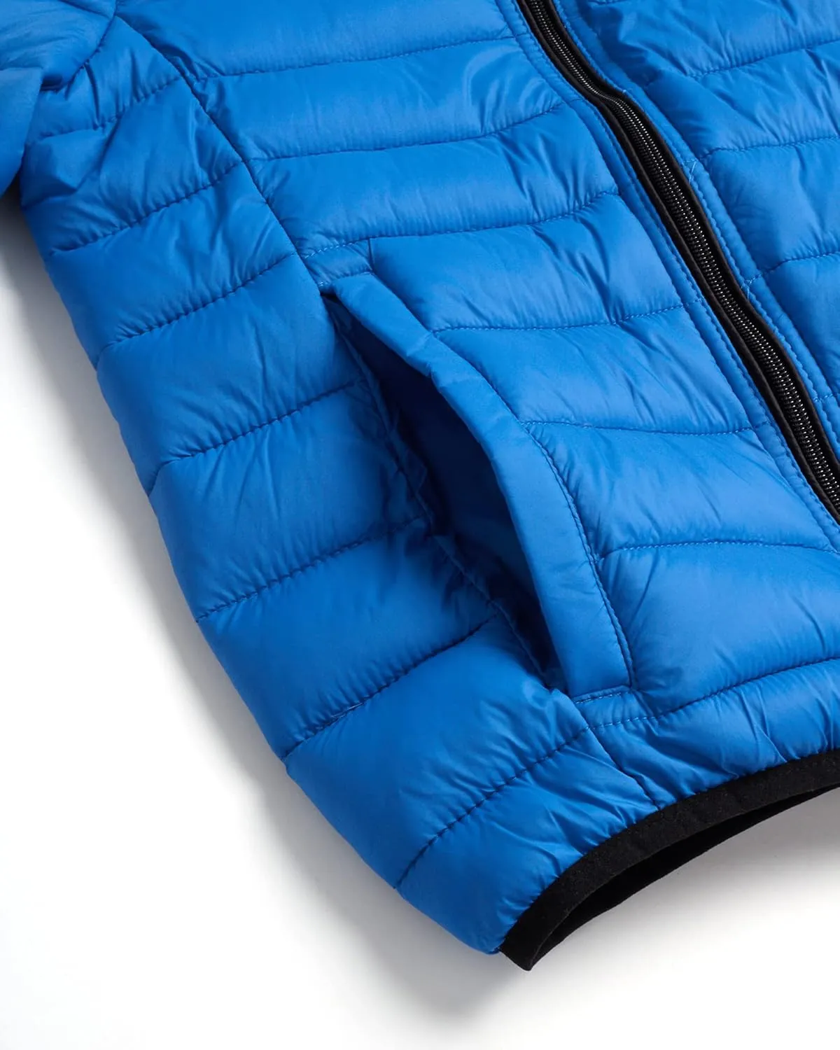 URBAN REPUBLIC Boys Puffer Jacket - Insulated Water Resistant Winter Bubble Coat for Boys with Packable Hood (Sizes: 4-20)