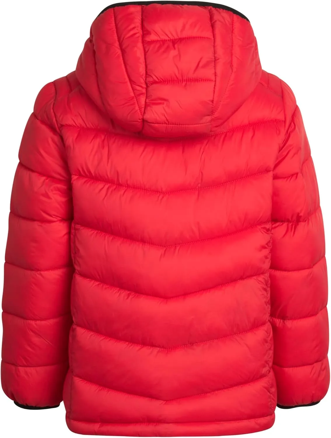 URBAN REPUBLIC Boys Puffer Jacket - Insulated Water Resistant Winter Bubble Coat for Boys with Packable Hood (Sizes: 4-20)