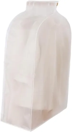 Vaguelly Dustproof Storage Bag Foldable Clothes Cover Sticky Cloth Garment Bag Water Resistant for Coats Trousers