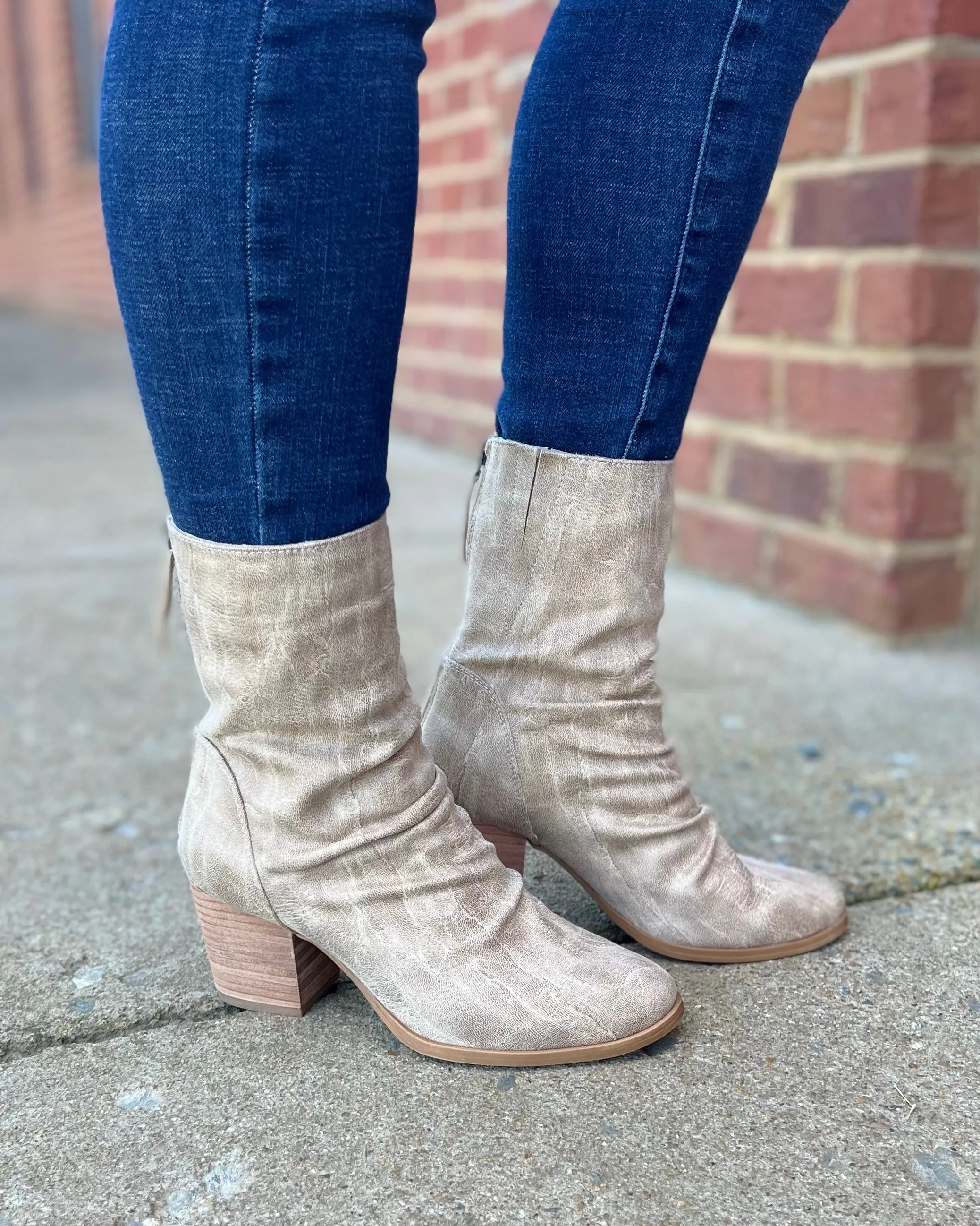 Very G Preston Boot in Cream FINAL SALE