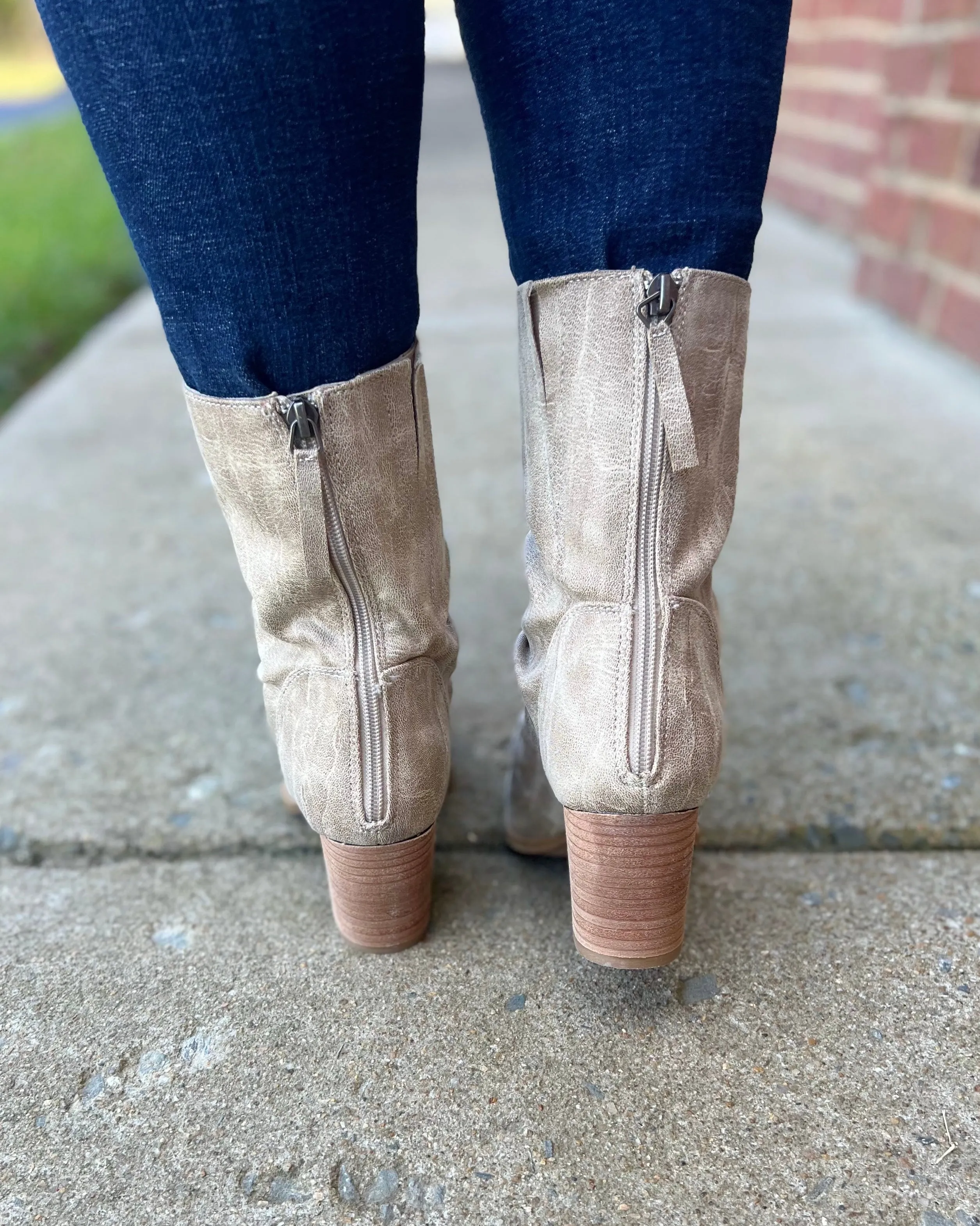 Very G Preston Boot in Cream FINAL SALE