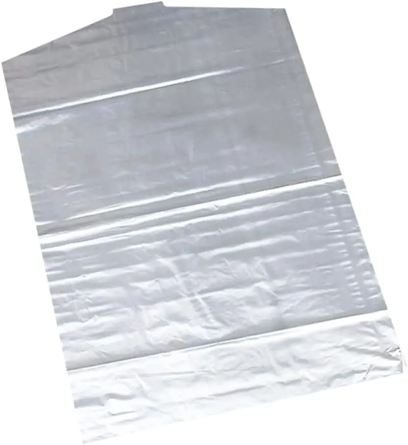VOSAREA 10pcs 60 * 130cm Suit Cover Plastic Garment Bag Water Resistant for Tote Bag Clothing Storage