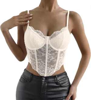 Women Spaghetti Strap Scoop Neck Camisole Adjustable Tank Top T-Shir Basic Undershirts Soft Layering Tops Tank Woman