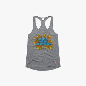 Women's Not All Heroes Wear Capes Racerback