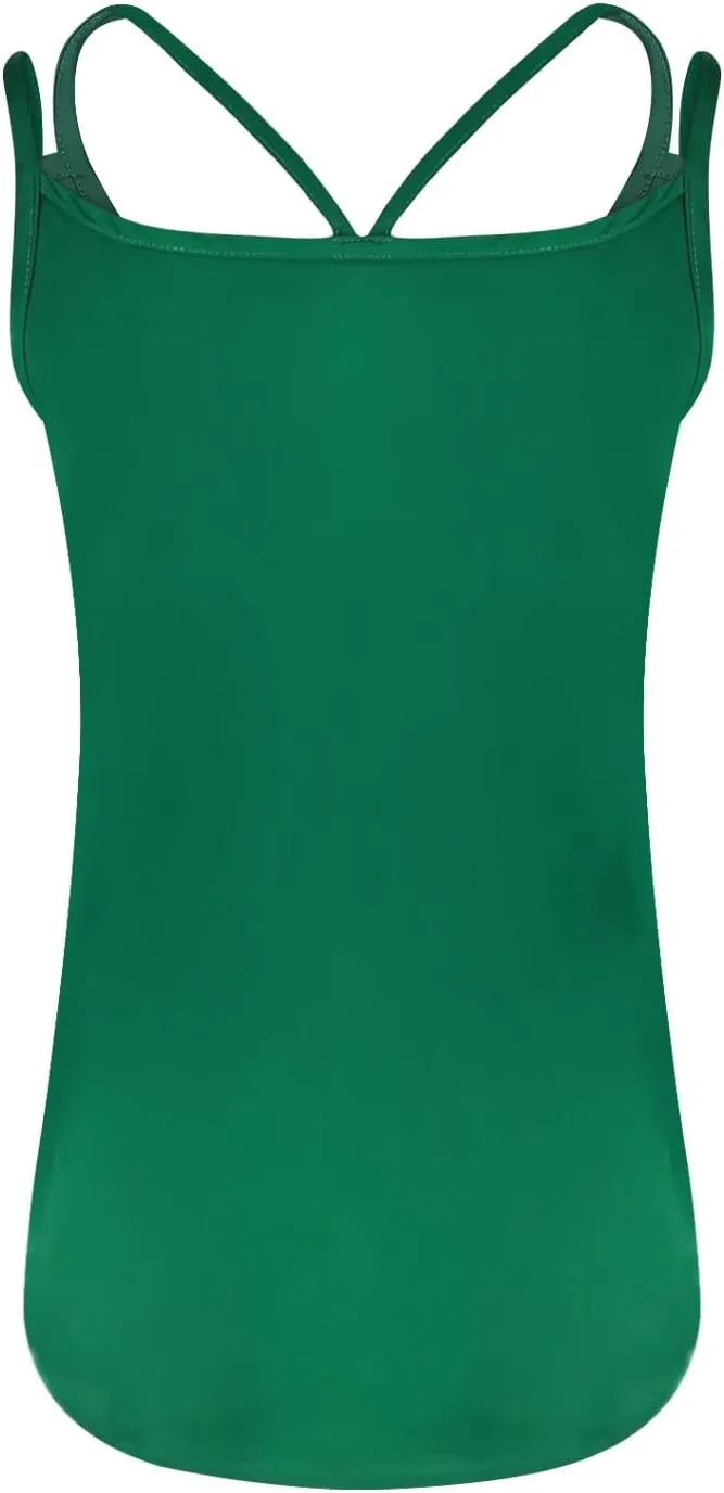 Womens Silk Tank Top Dressy Camisole Spaghetti Strap Soft Satin Blouses Basic V Neck Loose Fit Silky Work Tops S-XXL